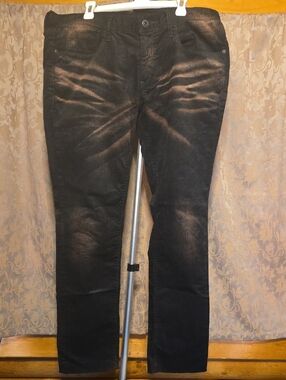 Neil Barrett Black Corduroy Men's Pants